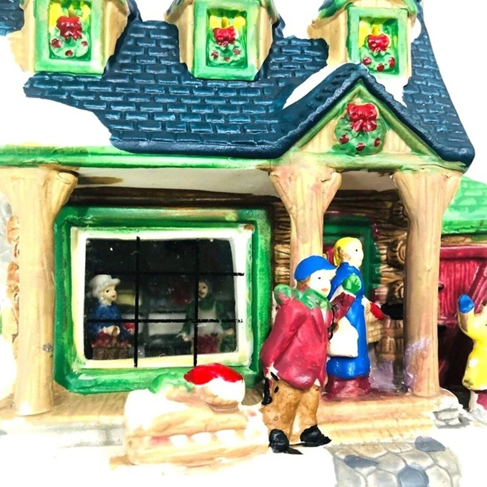 Christmas Town  Dawson's General Store Lights Up Porcelain Holiday Decor